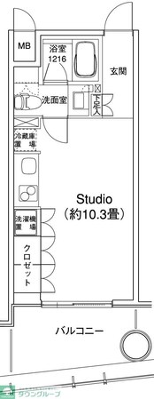 YOTSUYA RESIDENCEの物件間取画像